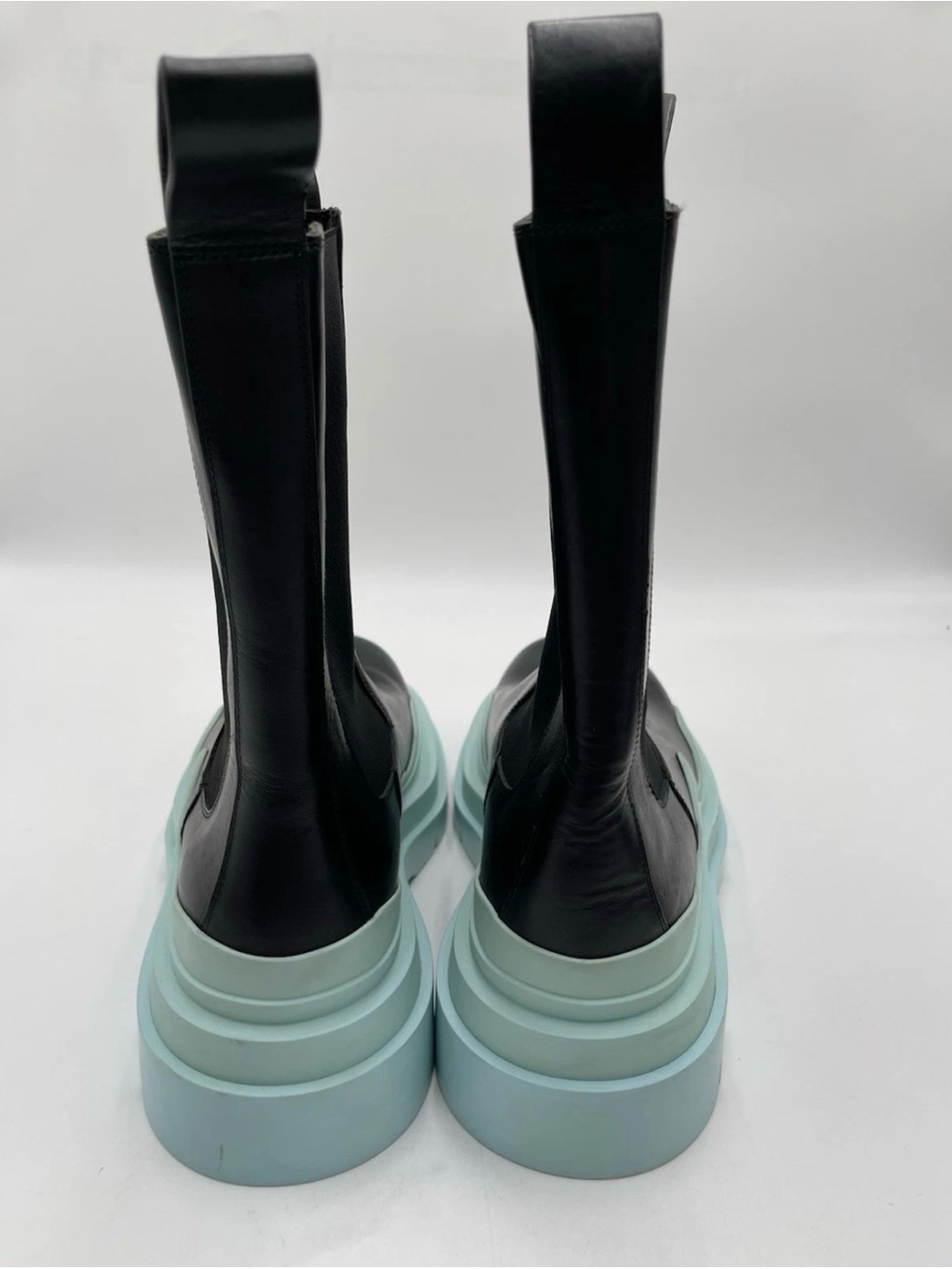 Bottega Veneta Tire Chelsea Boots Blue Size 39 - Picture 3 of 6